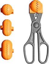 The Croquetera - Multifunctioneel gebruiksvoorwerp met 4 verwisselbare mallen - oranje