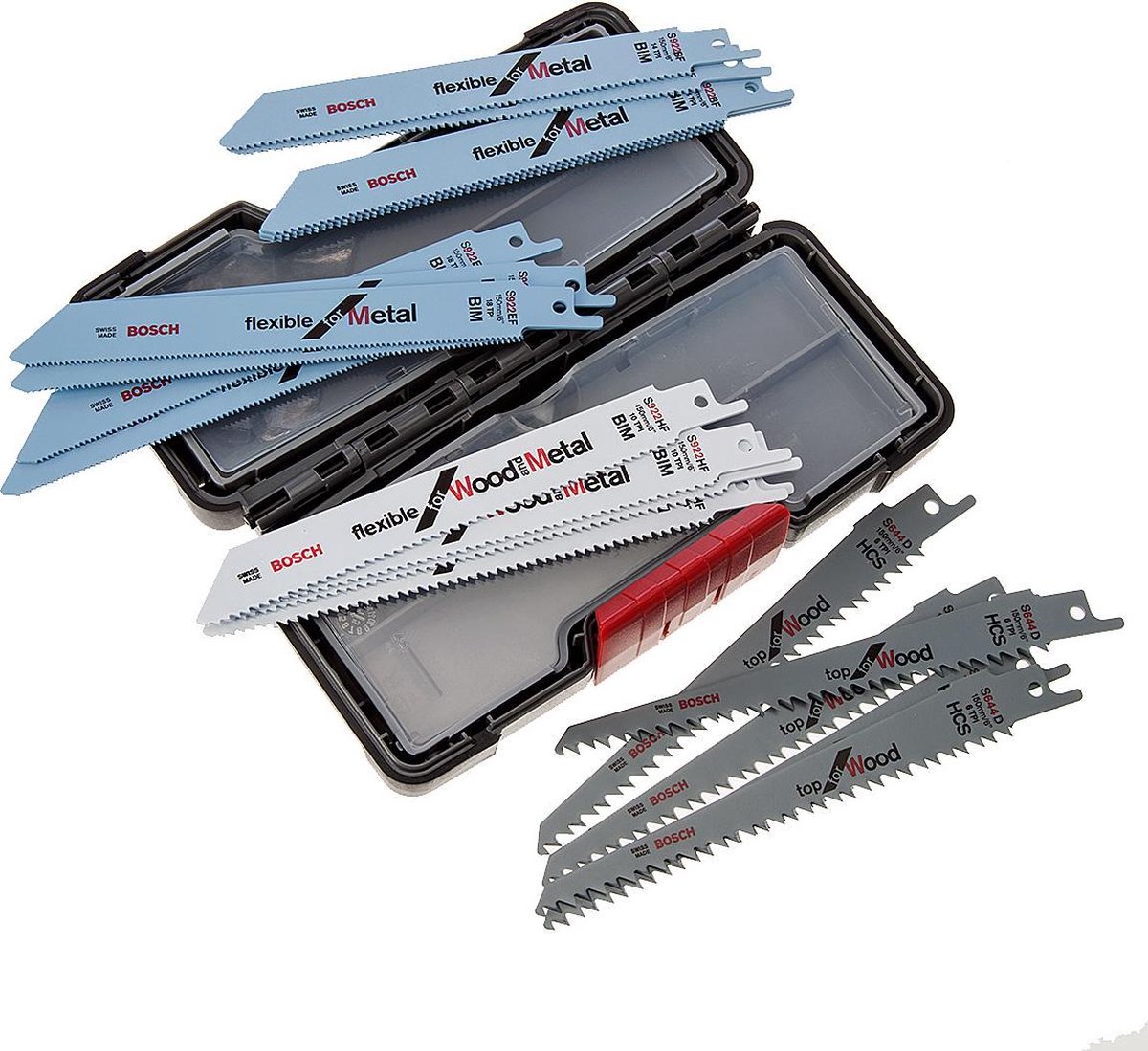 Bosch zaagbladen recipro 20pc ToughBox Top - Bosch