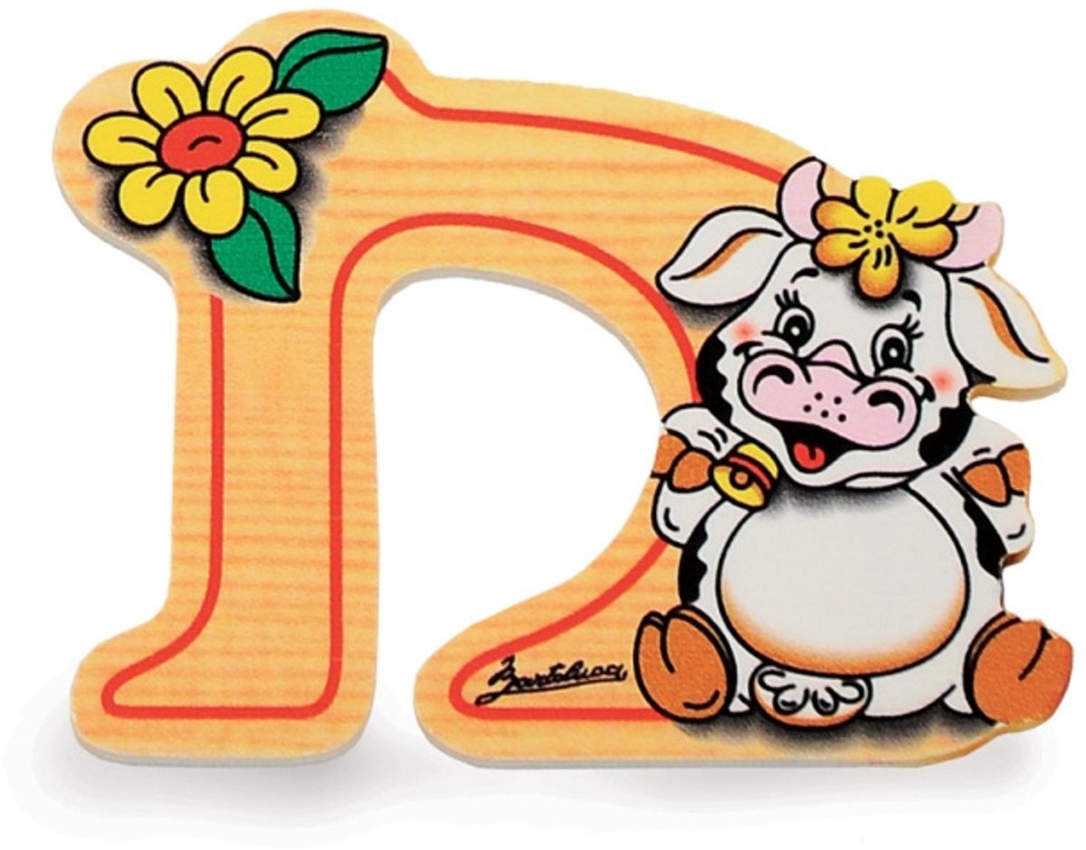 Alfabet letter hout klein D | Bartolucci