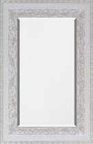 Witte Spiegel Brocant 74x114 cm – Romy – Pas Spiegel – Wandspiegels Groot – Spiegel Wit – Perfecthomeshop