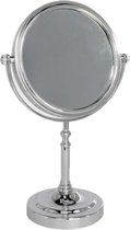Badkamer make up spiegel - Tweezijdig te gebruiken - Hoogte ongeveer 31 cm - Diameter 16 cm
