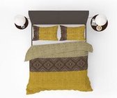 Refined Bedding Dekbedovertrek Avenue Yellow Blended Katoen 200x200/220 cm + 2 kussenslopen 60x70 cm