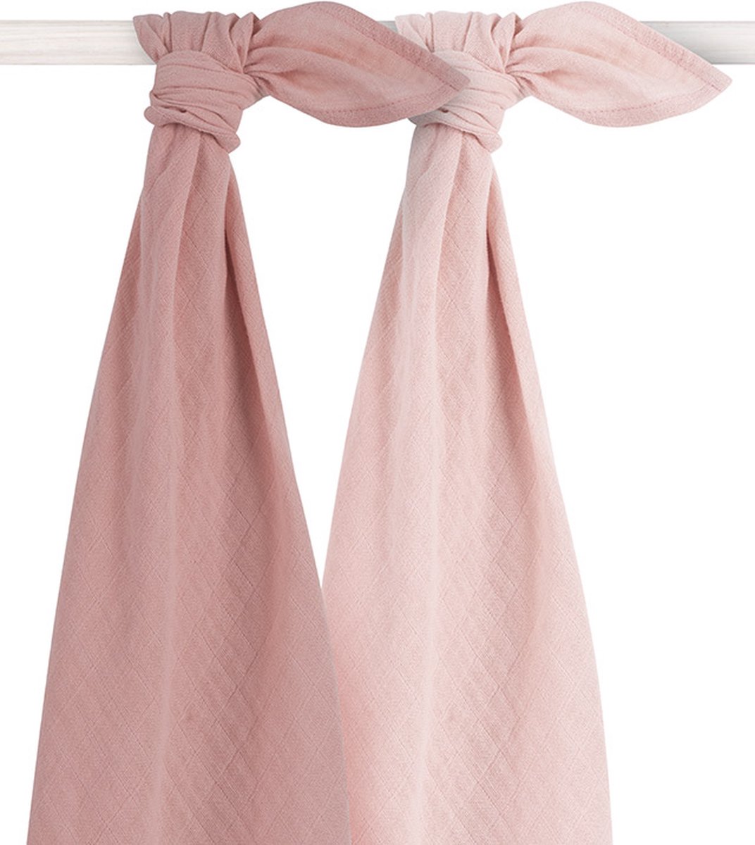 Goedkoopste Jollein Hydrofiele Doek Large 115x115cm Bamboe Katoen - Pale Pink - 2 Stuks