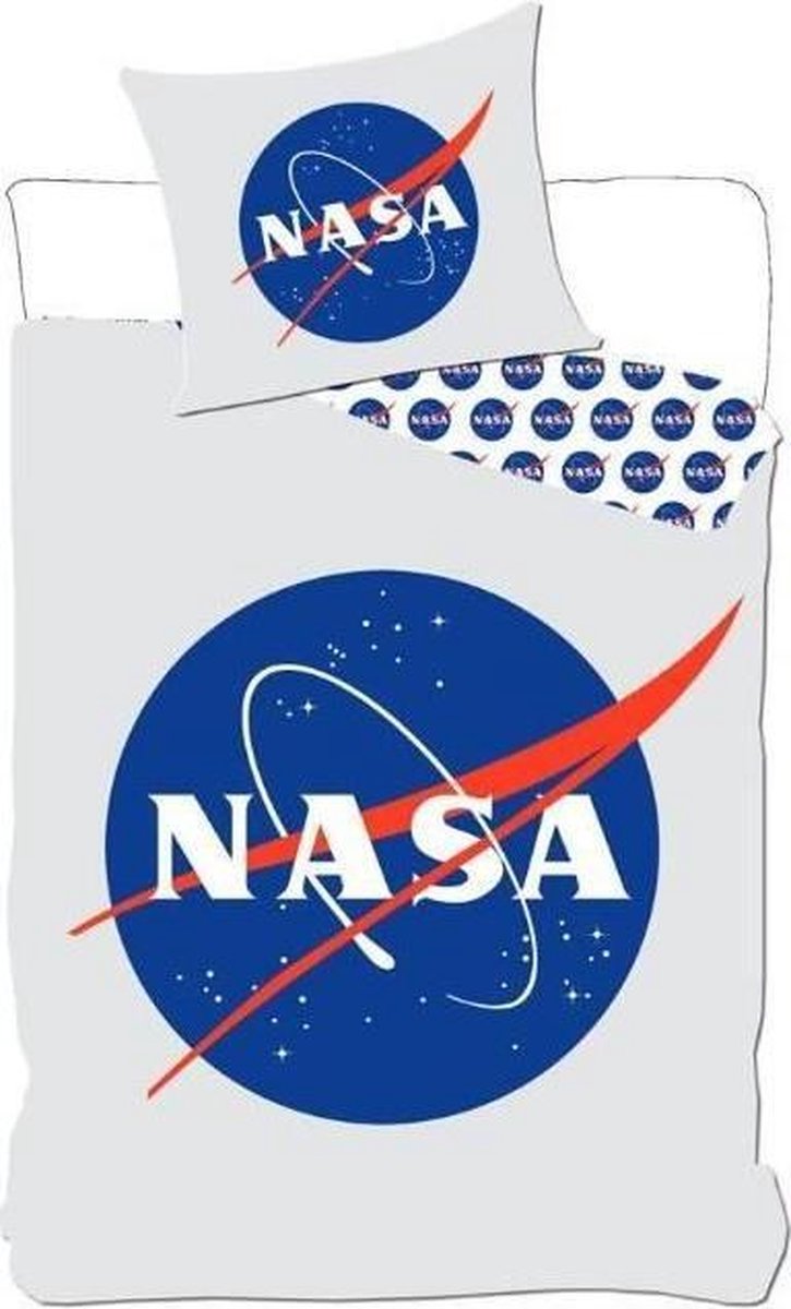 Nasa - Ruimtevaart - Dekbedovertrek - 1 Persoons - 140 x 200 cm - Katoen