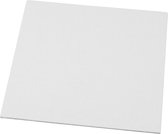 Canvas Paneel. wit. afm 20x20 cm. 280 gr. 1 stuk