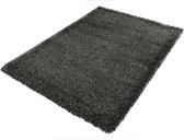 Vloerkleed Shaggy Deluxe 5533-90 Black-Melange 80x150 cm