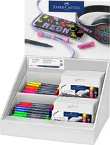 Faber-Castell markers - Neon - display 120 stuks - assorti kleuren - FC-160812