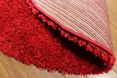 Vloerkleed Shaggy Plus 958 Red 200x200 cm-Round