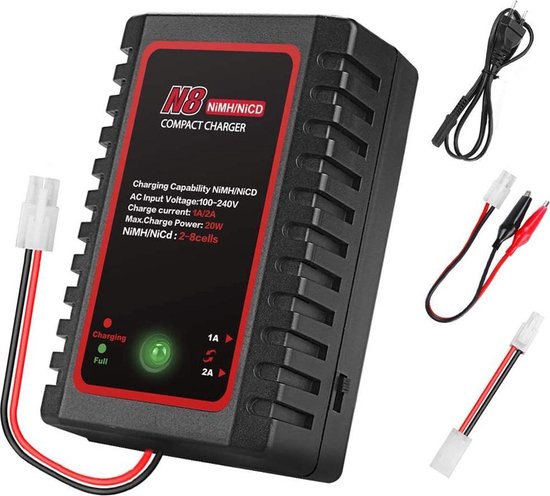 MMOBIEL Intelligent Charger Lader voor Nimh / NiCD /LiPO batterijen - Drone  / RC Auto's | bol