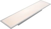 Lindby - LED paneel - 1licht - kunststof, aluminium - H: 7.3 cm - wit, zilver - Inclusief lichtbron