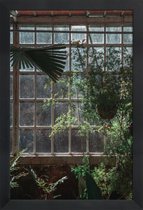 JUNIQE - Poster met houten lijst The Tropical Glasshouse -30x45 /Groen