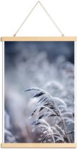 JUNIQE - Posterhanger Frosty Morning 5 -40x60 /Blauw & Grijs