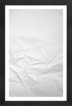 JUNIQE - Poster in houten lijst Paper Landscape -20x30 /Grijs & Ivoor