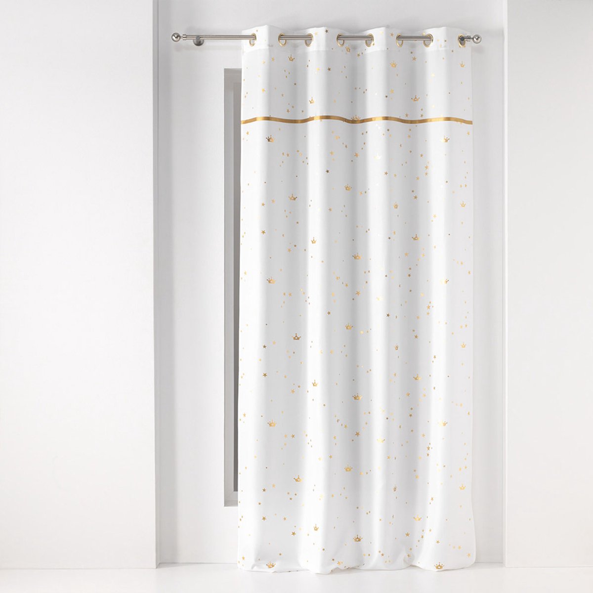 Gordijn Met Ringen 140 cm x 260 cm Crown