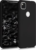 kwmobile telefoonhoesje voor Google Pixel 4a - Hoesje voor smartphone - Back cover in mat zwart