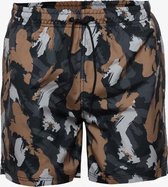 Osaga heren zwemshort met print - Grijs - Maat S