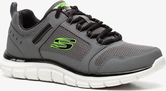 Skechers Track Knockhill heren sneakers - Grijs - Maat 44 - Extra comfort - Memory Foam