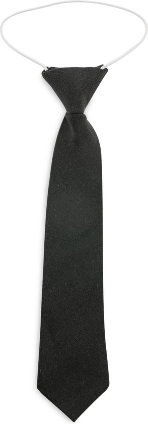We Love Ties - Stropdassen - Kinderstropdas katoen zwart - zwart