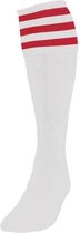 Precision Voetbalsokken Nylon Wit/bordeaux Mt 40-44