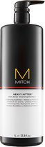 Paul Mitchell Heavy Hitter Deep Cleansing Shampoo 1000 ml - Normale shampoo vrouwen - Voor Alle haartypes