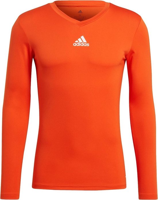 adidas - Team Base Tee - Primegreen adidas - L - Oranje