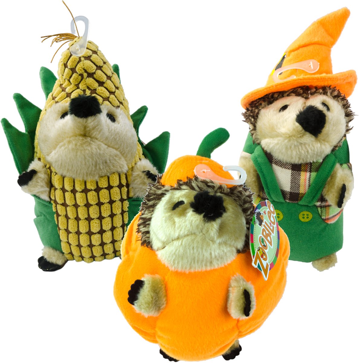 Zoobilee Heggies - Halloween knuffels Maiskolf
