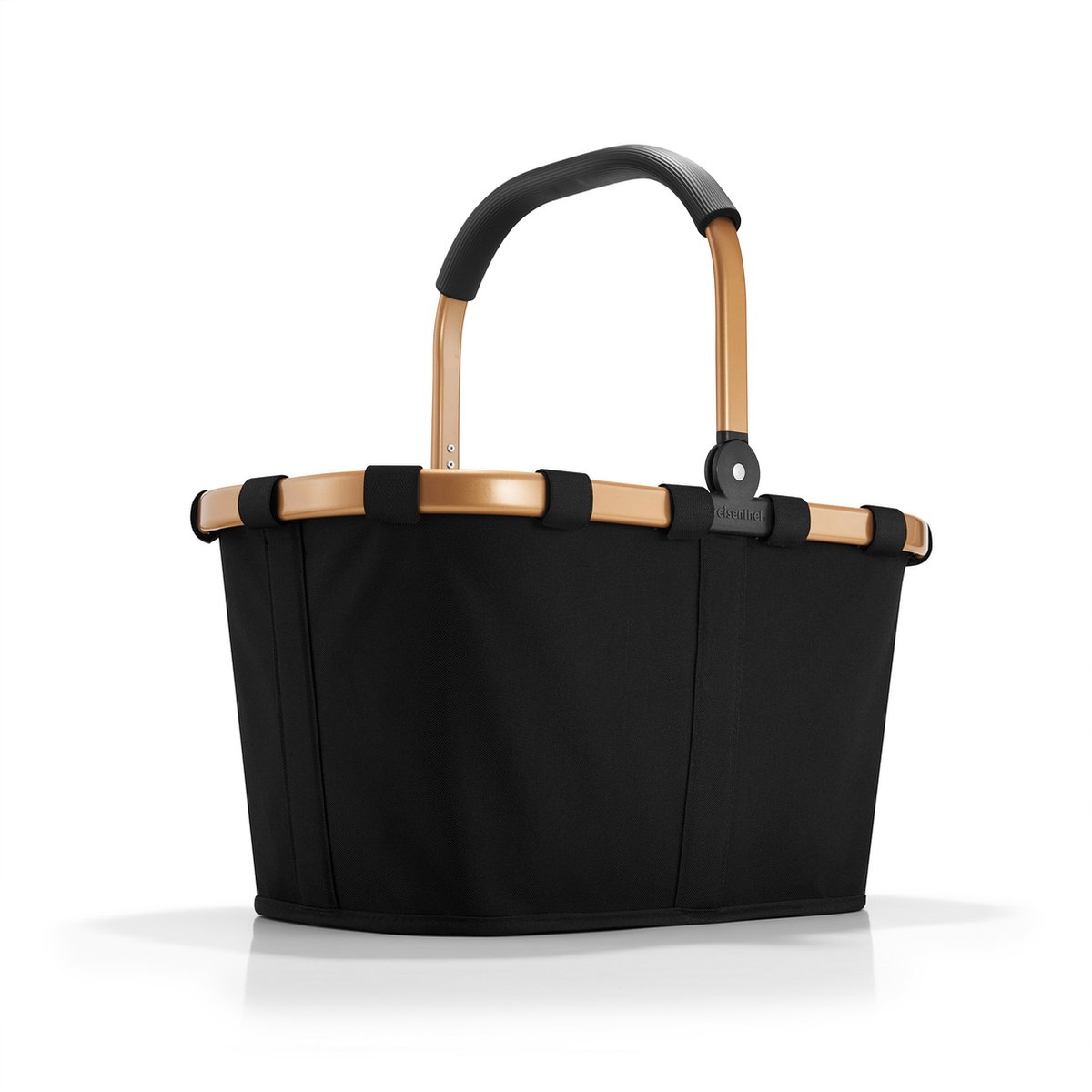 Reisenthel Carrybag frame Boodschappenmand - Polyester - 22L - Frame Goud - Zwart