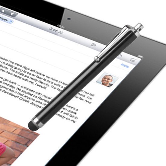 Luxe Piano Black stylus pen - Zwart — afbeelding 3
