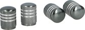 Dunlop Bouchons de valve Av Aluminium Silver Grey 4 pièces
