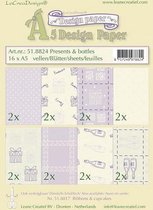 Design papier assortiment presents & bottles 16xA5