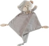 Gamberritos Knuffeldoekje Beertje 23 X 23 Cm Pluche Grijs