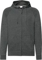 Russell Heren-HD Sweatshirt met kap met rits (Grijze Mergel)