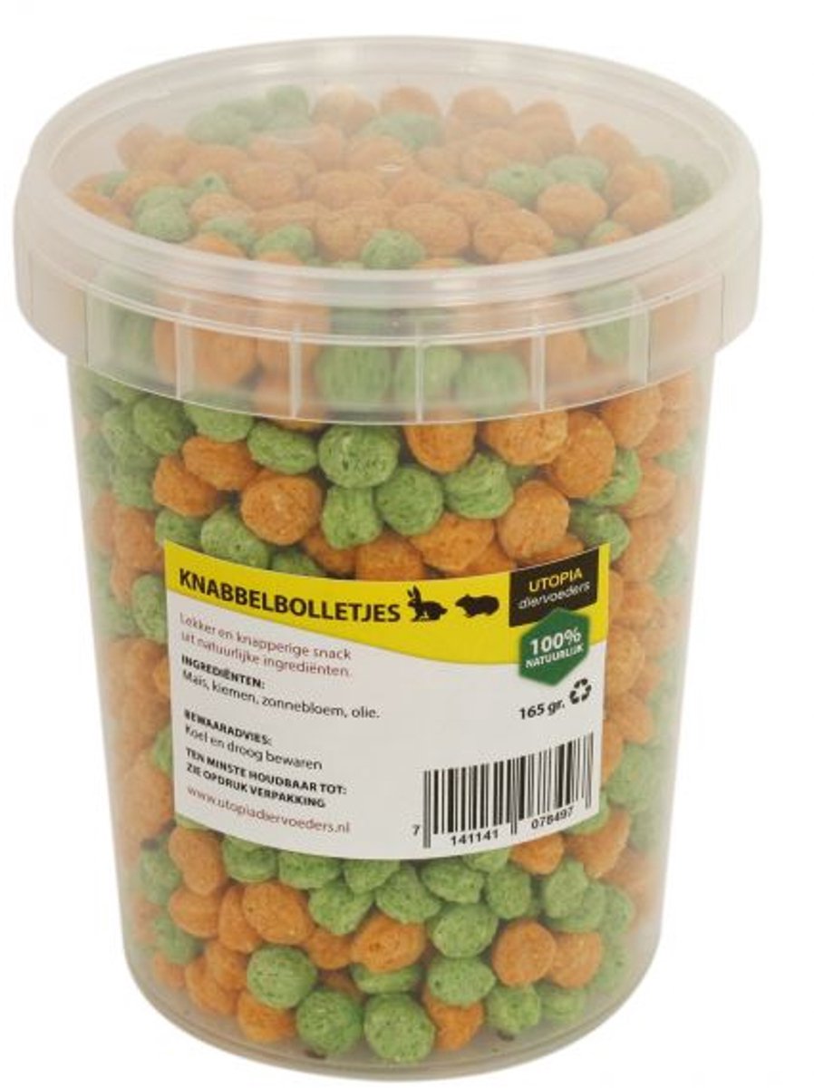Utopia Knabbelbolletjes 165 GR