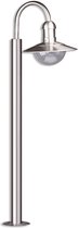 Lindby - buitenlamp - 1licht - roestvrij staal, polycarbonaat - H: 140 cm - E27 - roestvrij staal, helder