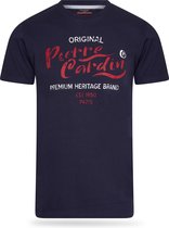 Pierre Cardin - Heren Tee SS Original Shirt - Blauw - Maat L