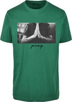 Urban Classics Heren Tshirt -XL- Pray Groen