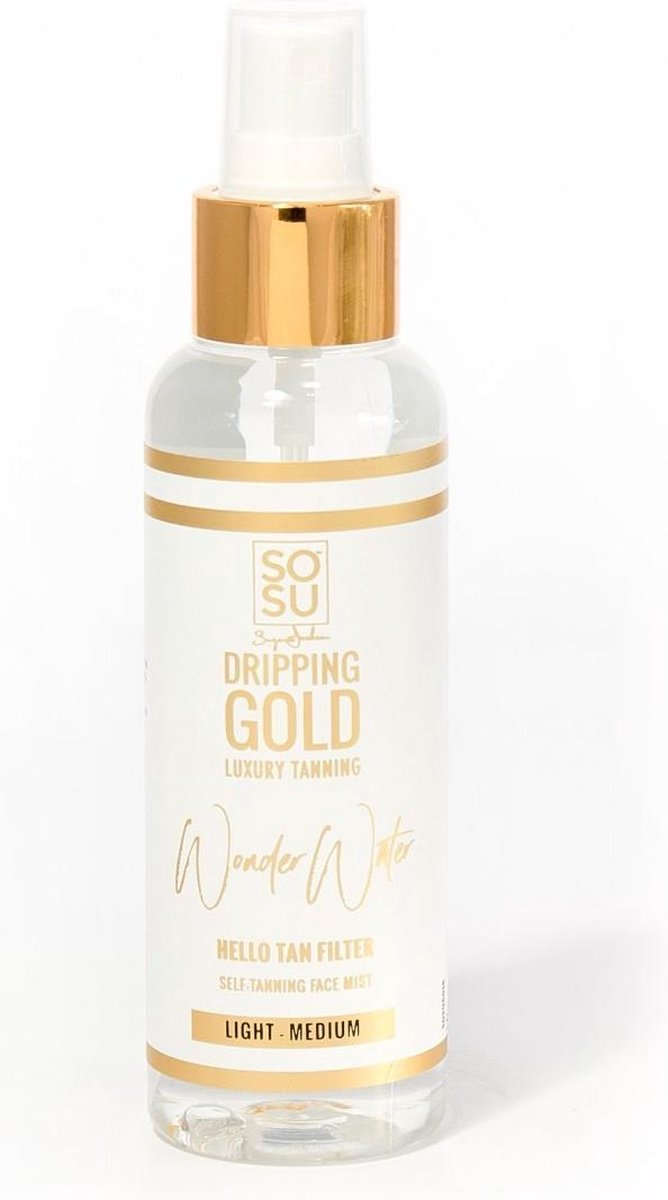 SOSU Dripping Gold Luxury Tanning Wonder Water Light-Medium