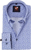 Suitable Overhemd HBD Leaf Royal Blauw
