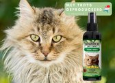 Tick tak - vachtspray - 100% natuurlijk - 100ml - voor katten - teken - veilig en makkelijk te gebruiken - geurspray - zonder giftige pesticiden - made in Holland