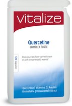 Vitalize Quercetine Complex Forte 120 Capsules  - Ondersteunt de afweer van het lichaam - Draagt bij aan extra energie bij moeheid.