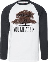 You Me At Six Longsleeve shirt -M- Tree Wit/Zwart