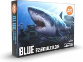 AK interactive Blue Essential Colors - 6 kleuren - 17ml - AK11618