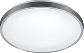 LED Plafondlamp - Plafondverlichting - Trinon Izonu - 20W - Warm Wit 3000K - Rond - Mat Grijs - Aluminium