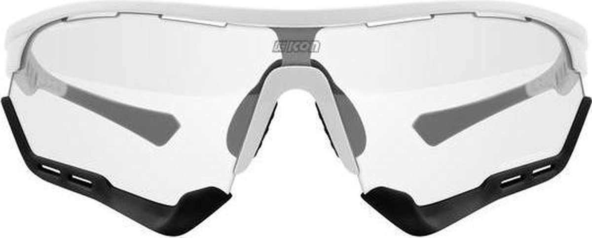 Scicon - Fietsbril - Aerotech XL - Wit Gloss - Fotochrome Lens Brons