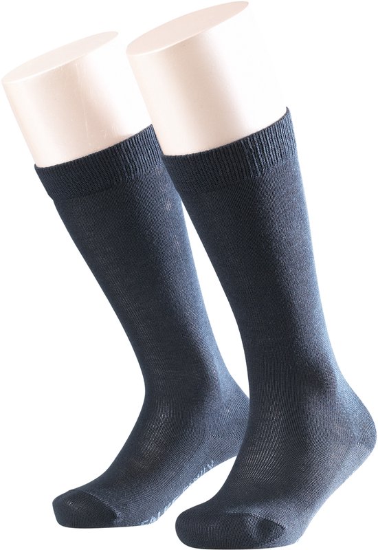 FALKE Bas genoux pour enfants 11645-19-22 - Bleu