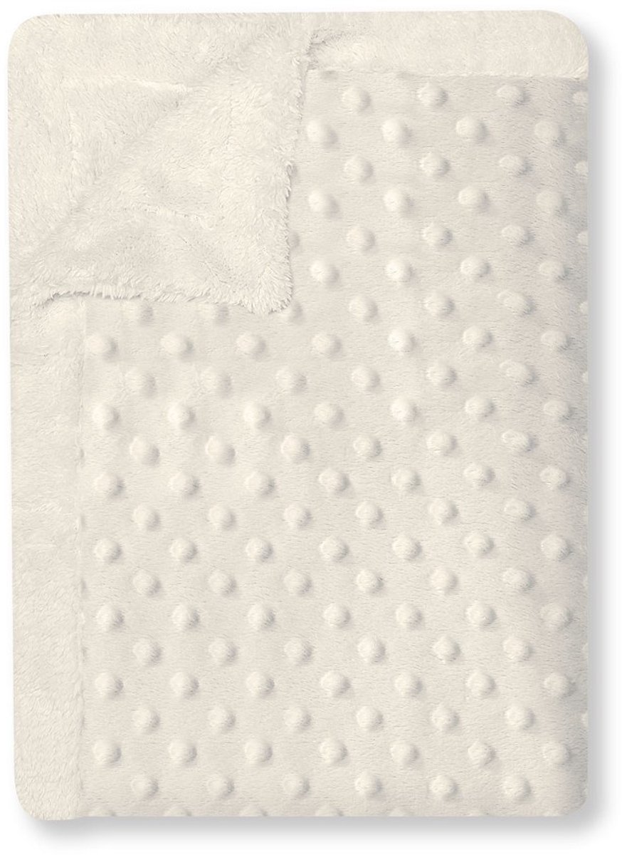Interbaby Deken Bubble Junior 80 X 110 Cm Fleece Beige