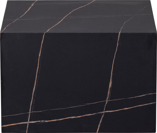 WOOOD Exclusive Benji - Aspect marbre - Zwart - 40x60x60