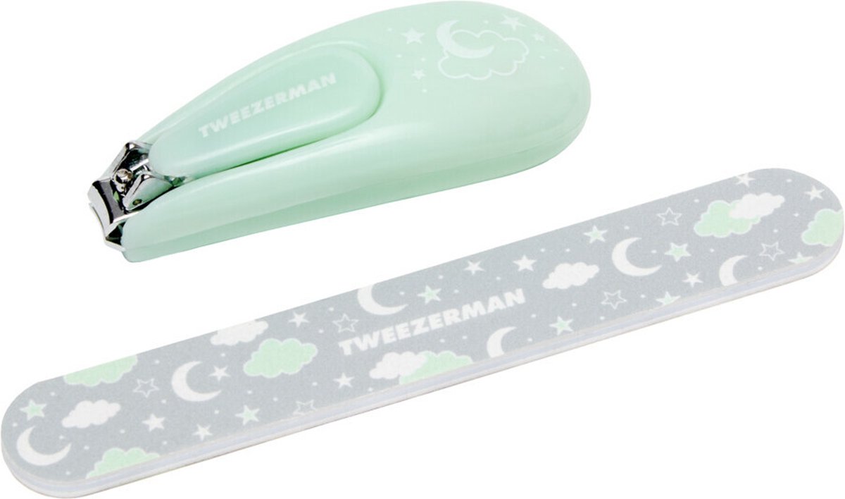 Tweezerman Baby Nail Clipper With File – Baby Nagelknipper & Vijl – Veilige En Nauwkeurige Baby Nagelverzorging – Ergonomische Grip Voor Kleine Handjes En Teentjes – Speciaal Ontwerp Om Baby Nagels Veilig Te Knippen En Glad Te Vijlen