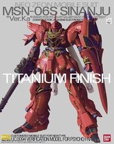 GUNDAM - MG 1/100 MSN-06S Sinanju Ver.Ka Titanium Finish - Model Kit