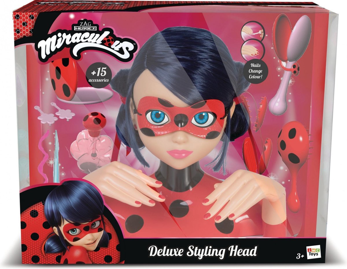 Jouet tête à coiffer de luxe Ladybug IMC TOYS : le jouet à Prix